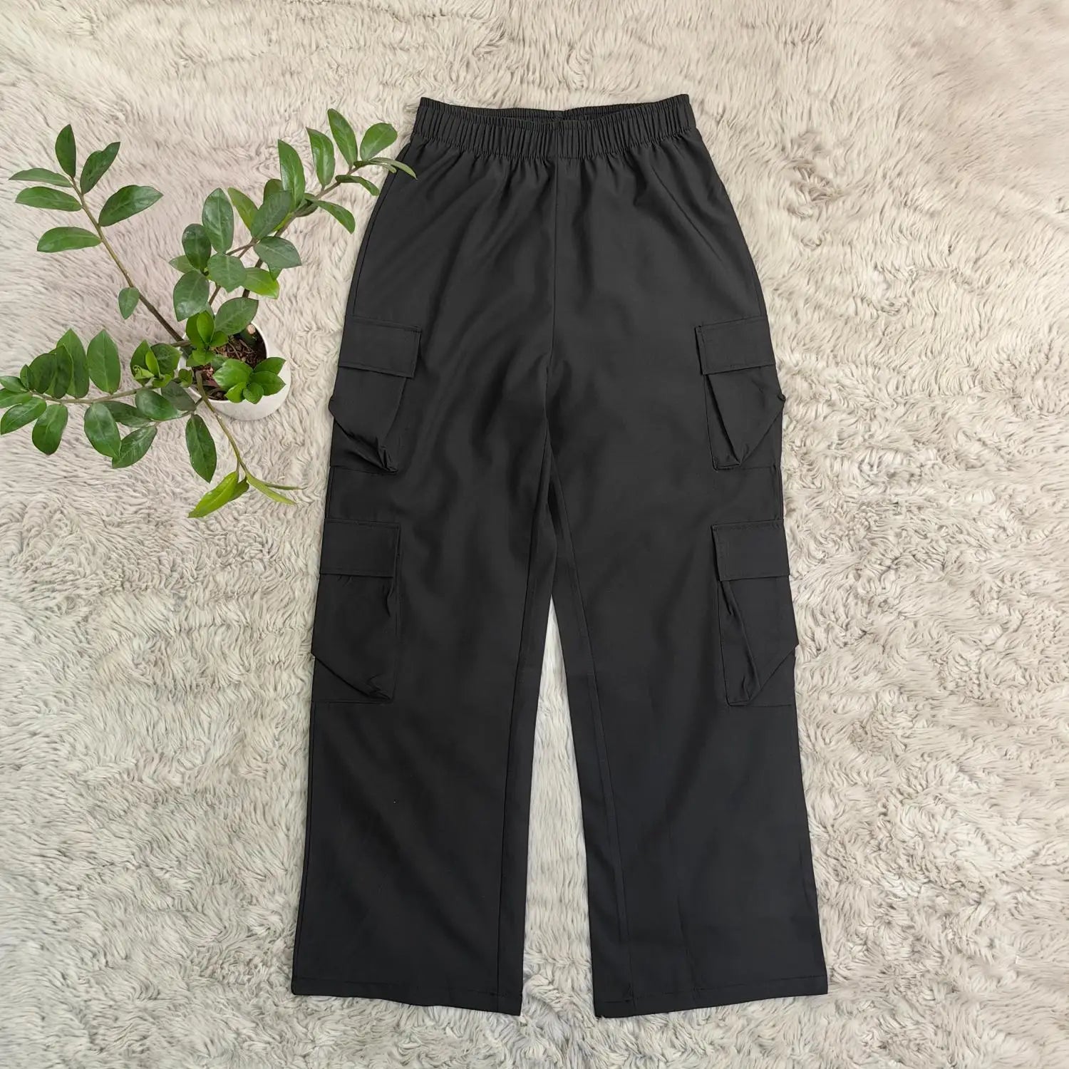 Nouveau pantalon Cargo droit femmes taille haute Baggy pantalon décontracté jambe large mince Vintage Y2K Streetwear poche mode pantalons décontractés