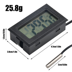 Thermomètre électronique à affichage LCD, thermomètre numérique avec capteur de température NTC, moniteur de température de haute précision