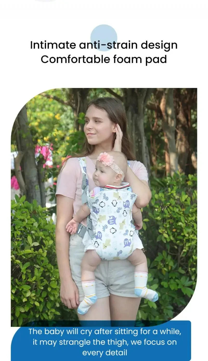 Porte-bébé avant, tabouret de taille horizontal, réglable, ergonomique, pour nouveau-né, articles multifonctionnels et respirants pour bébés