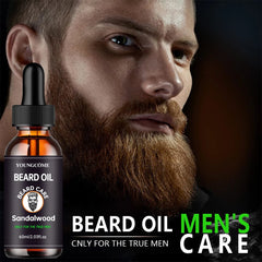 Kit de soins pour barbe, moustaches, shampoing pour nettoyage en profondeur, huile volumisante, baume pour moustache, huile hydratante pour barbe, ensemble de crème pour barbe