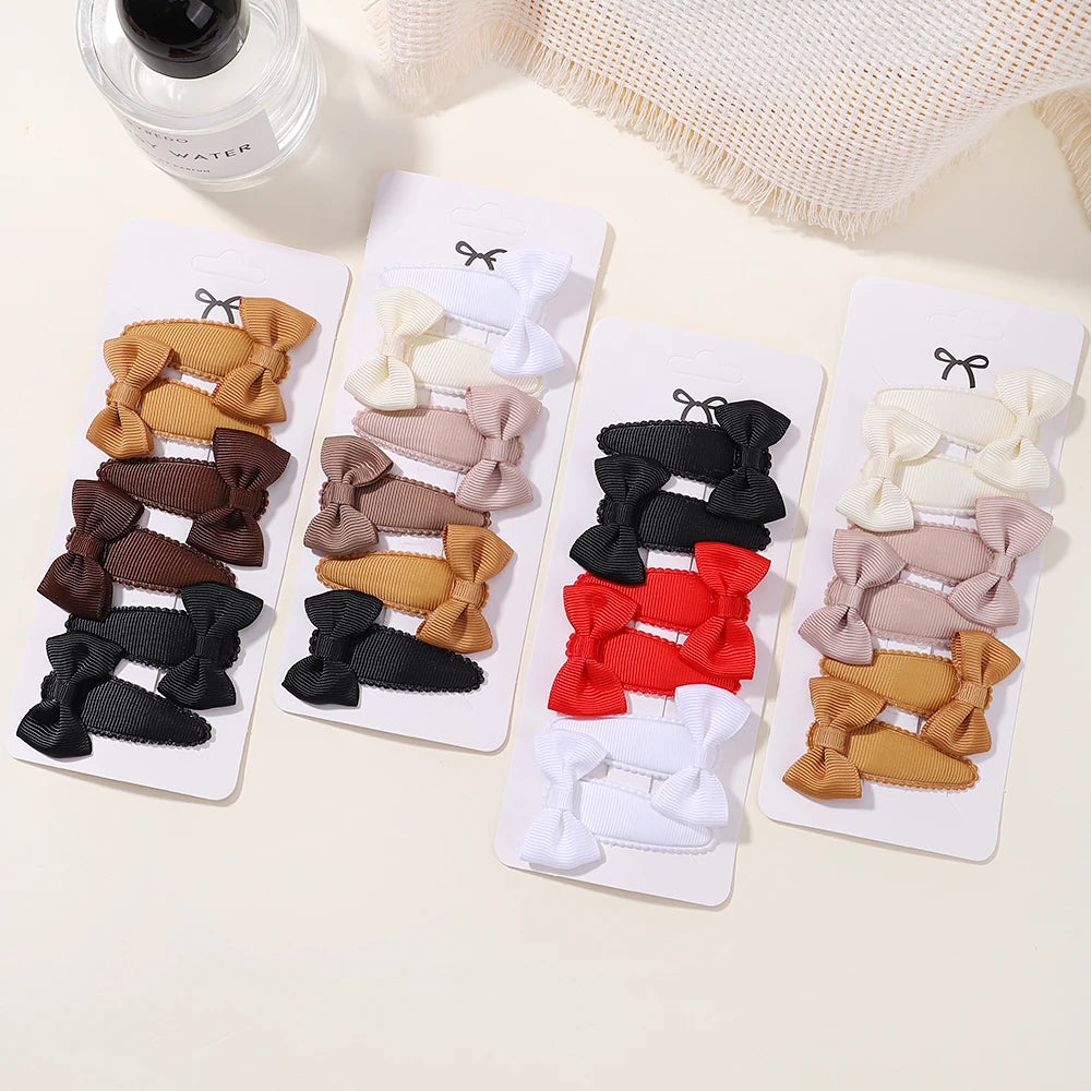 Enfants frais pince à cheveux ensemble fleur imprimé doux papillon épingles à cheveux enfants BB cheveux frange Clips Barrettes fille accessoires chapeaux