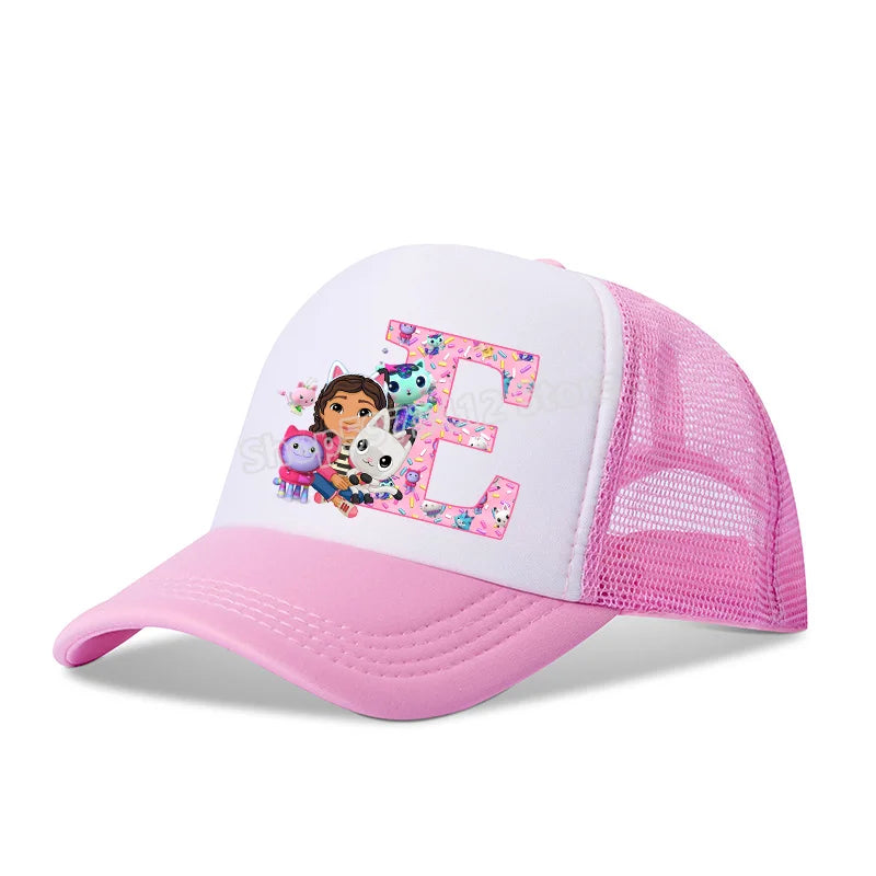 Gabby Dollhouses enfants casquettes de Baseball dessin animé Anime chapeau décontracté Sports de plein air chapeau de soleil réglable casquette à visière fille mignon cadeau d'anniversaire