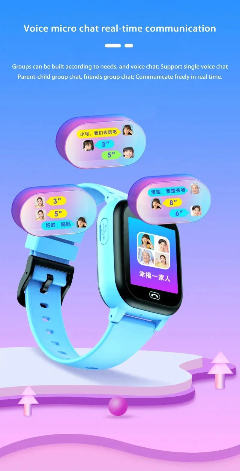 Xiaomi enfants 4G montre intelligente GPS localisation appel vidéo carte Sim SOS enfant montre intelligente caméra étanche mise à niveau montre pour garçons filles