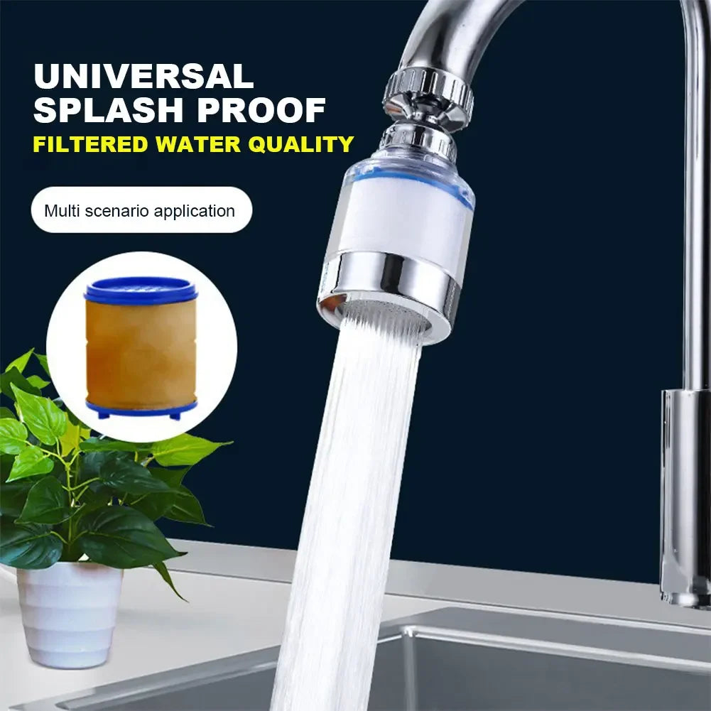 Filtres de robinet rotatifs à 360 degrés, support de barboteur anti-éclaboussures pour la cuisine domestique, salle de bains, purificateur de filtre de nettoyage d'eau