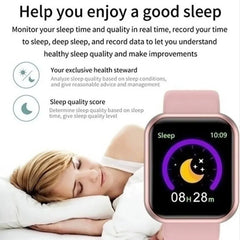 Montre intelligente multifonctionnelle pour hommes et femmes, téléphone connecté Bluetooth, musique, bracelet de sport de fitness, moniteur de sommeil, montre intelligente