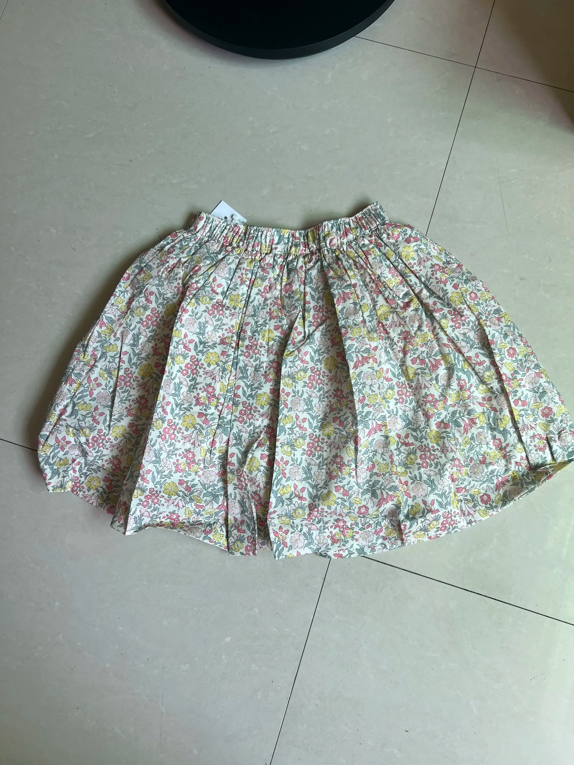 Ensembles de vêtements t-shirts et jupes pour enfants aw25 bp, t-shirts à manches longues imprimés mignons pour filles et jupe imprimée à pois, ensemble de vêtements