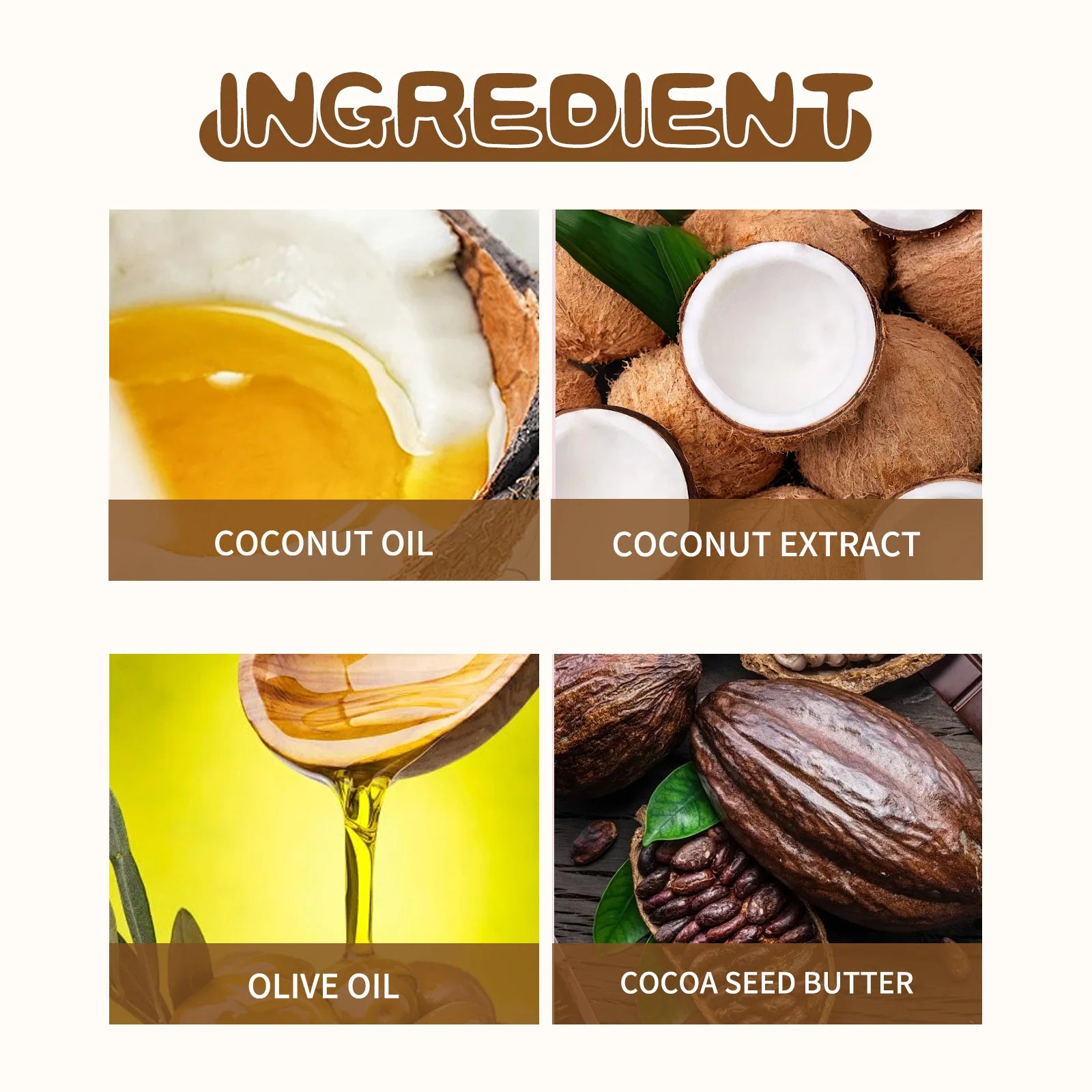 Shampoing à l'huile de noix de coco naturelle biologique, savon solide fait à la main, nourrit les cheveux, Anti-frisottis, assombrissant, renforcement des cheveux, soins capillaires