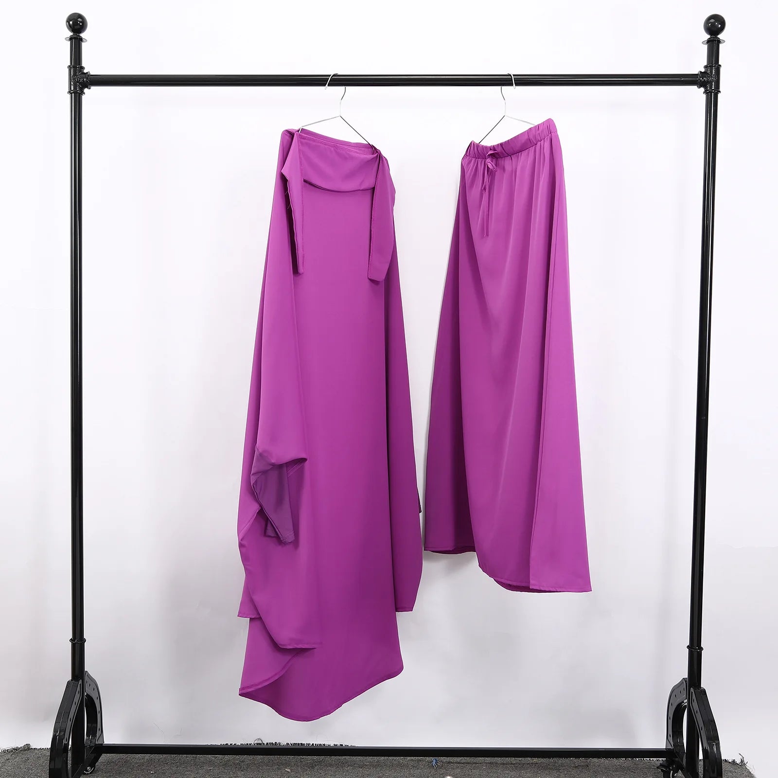Abayas du Ramadan pour femmes musulmanes, ensemble de 2 pièces, robe Hijab, vêtement de prière, Abaya, longue tiens imar, robe arabe, vêtements islamiques