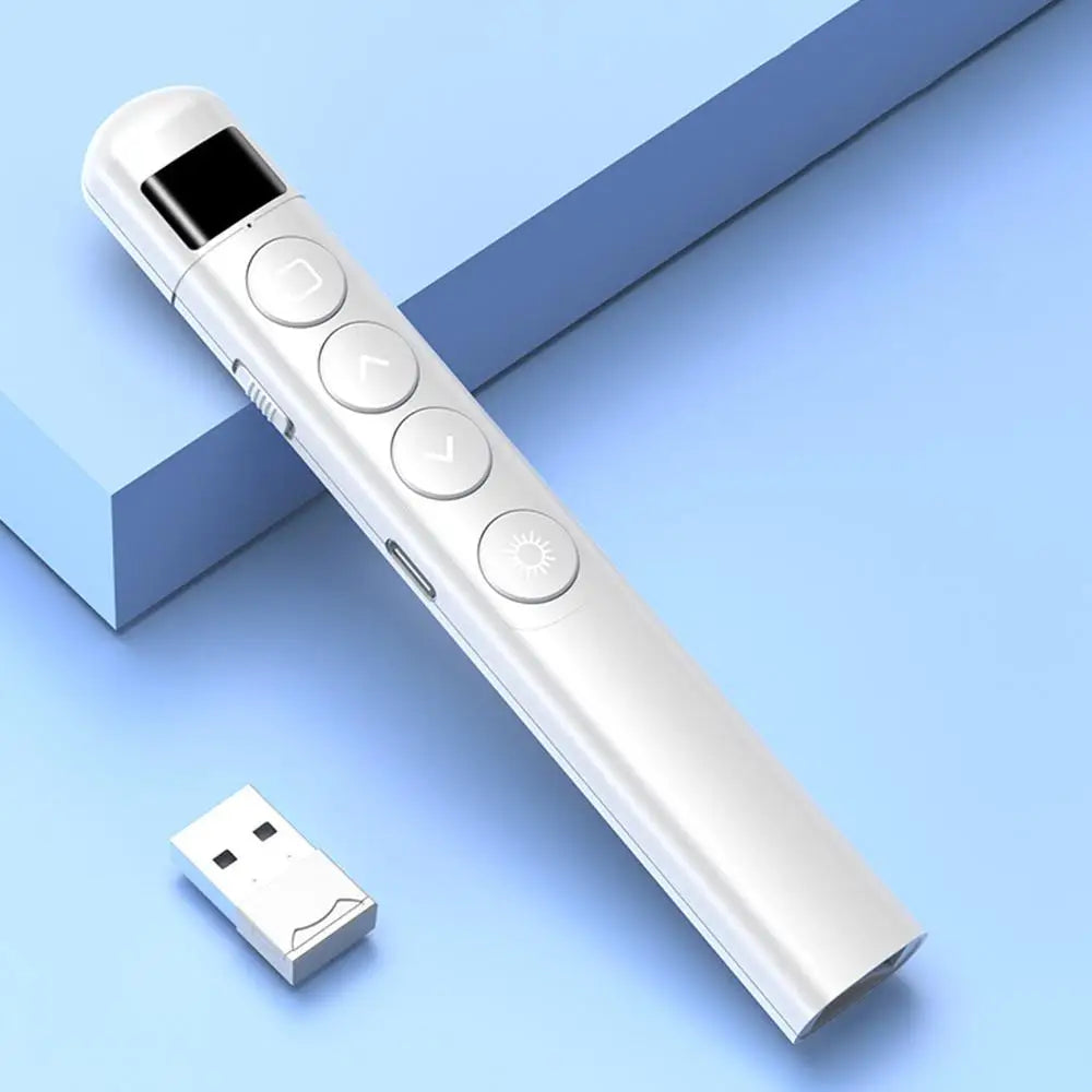 Wireless presentation pen with infrared remote control, USB laser pointer, PPT page turner, PowerPoint slide budget