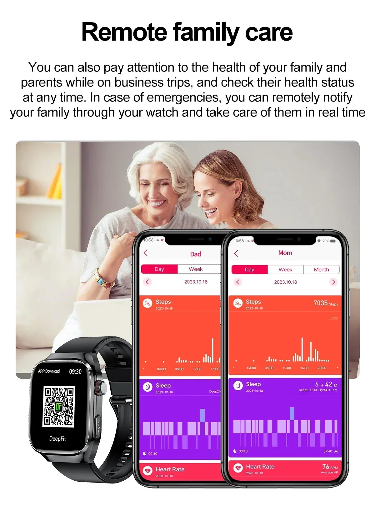 Xiaomi pression artérielle acide uricique graisse corporelle Smartwatch Micro examen physique orgue santé montres Bluetooth appel montre intelligente