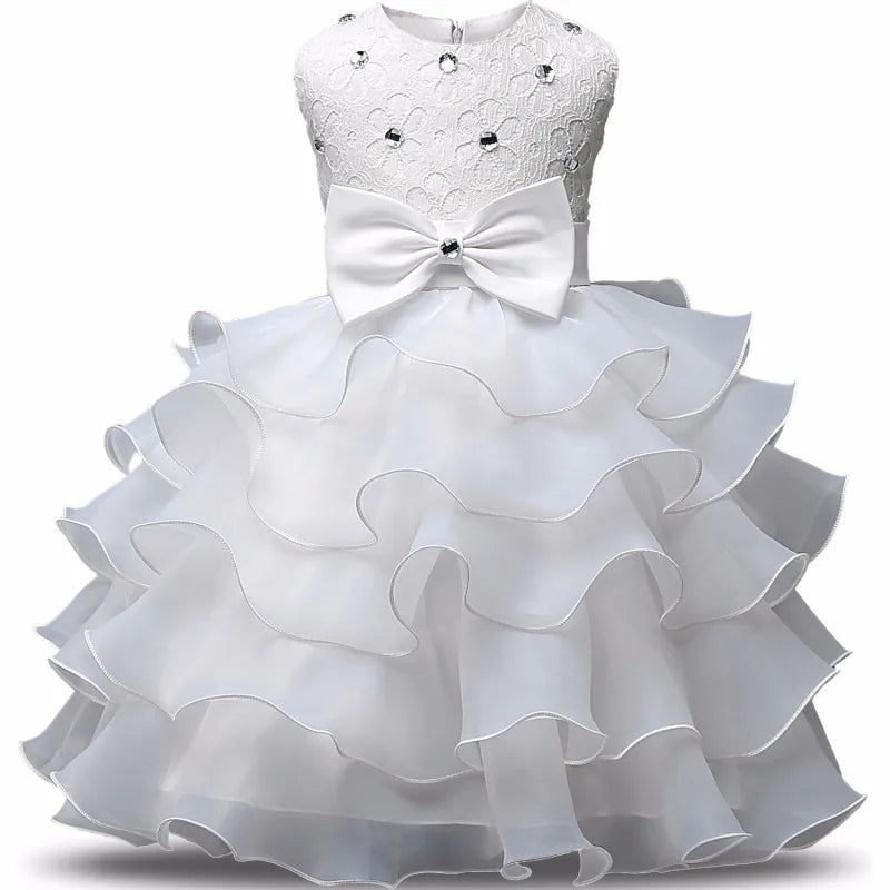 Robe de demoiselle d'honneur pour mariage, tenues d'anniversaire pour bébés filles de 2 à 8 ans, robes de première Communion pour enfants, vêtements de fête pour enfants