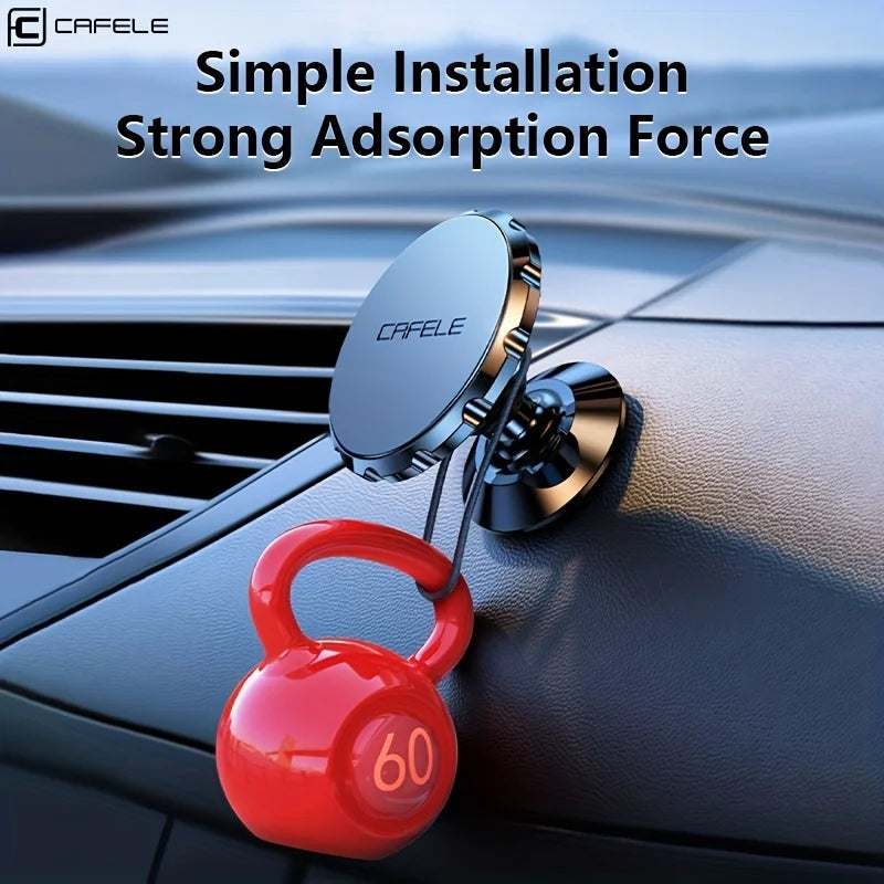 Support de téléphone magnétique pour voiture, Support de téléphone magnétique rotatif à 360 degrés pour téléphone portable de voiture, Support universel pour tableau de bord