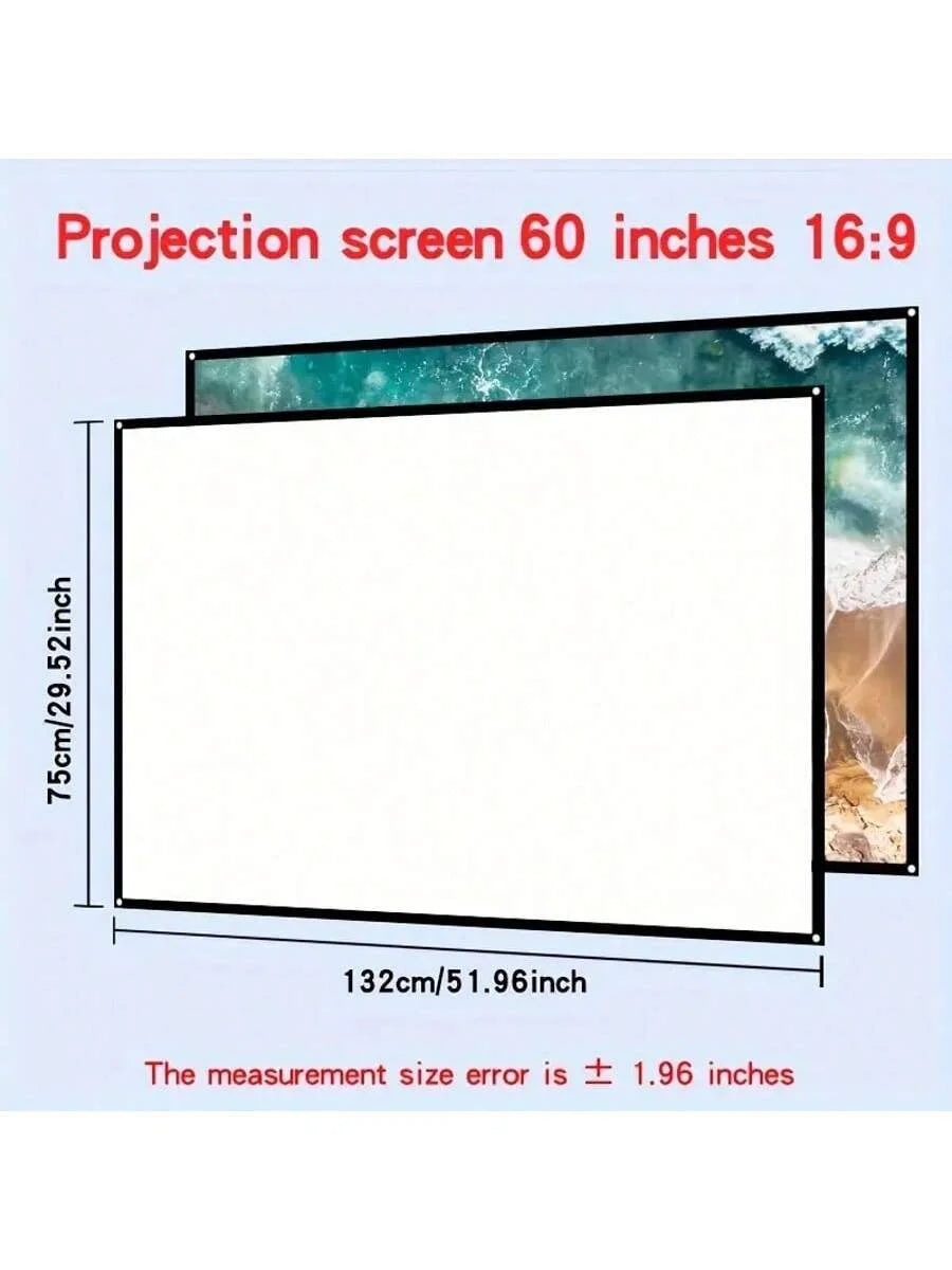 Mini projecteur portable avec prise en charge Full HD 1080P - Comprend une télécommande, alimenté par USB, idéal pour les smartphones et les appareils USB
