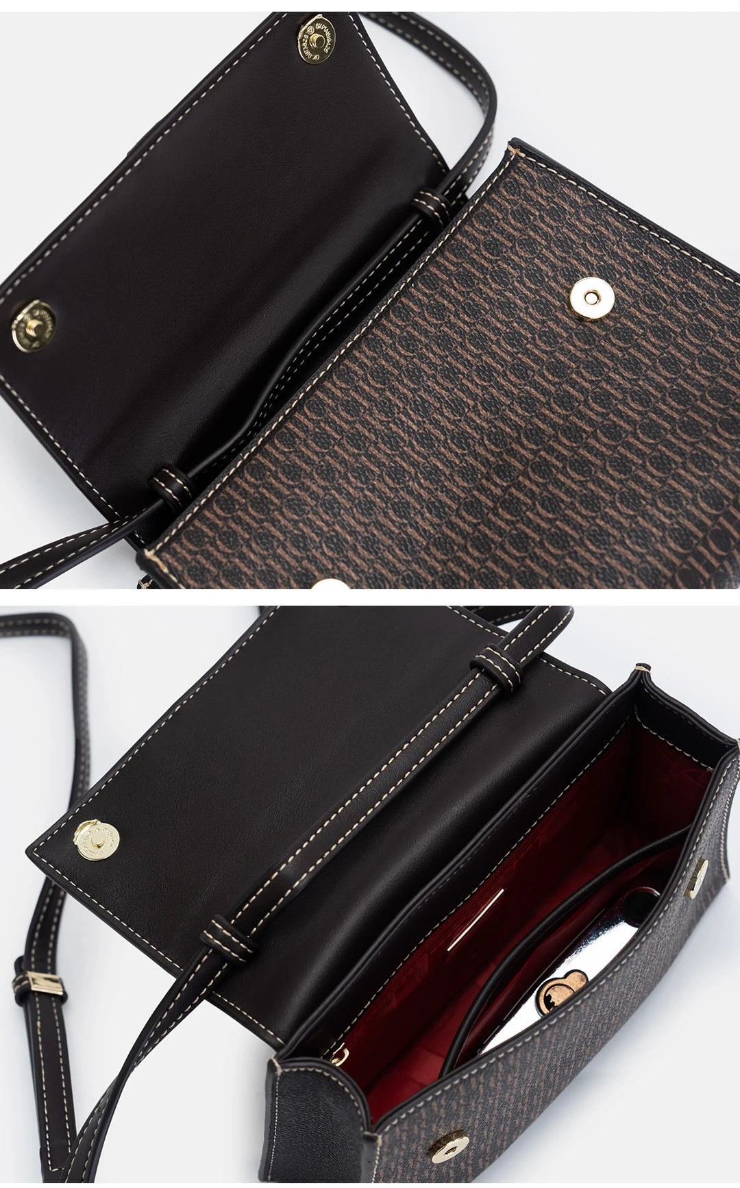 Exquisite and fashionable handbag, lightweight niche, luxury brand with lock, new casual shoulder bag for women 