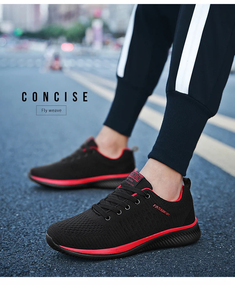 Men's Lightweight Running Shoes, Classic Mesh Walking Shoes, Breathable Casual Shoes, Men's Fashion Moccasin Sneakers