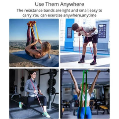 Bandes de résistance exercice bande élastique maison Yoga équipement de gymnastique accessoires sport puissance Pull-Up aide bande musculation
