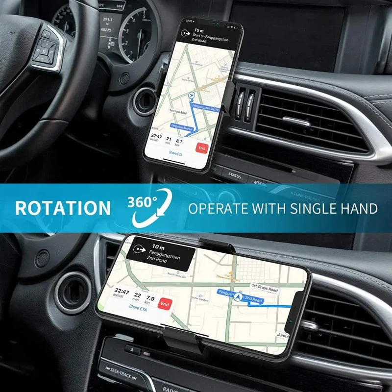 Support de téléphone universel pour voiture, pour iPhone XS 8 11 12 13 14 15 Pro Max, Clip de montage pour grille d'aération, Support de téléphone pour voiture, Smartphone