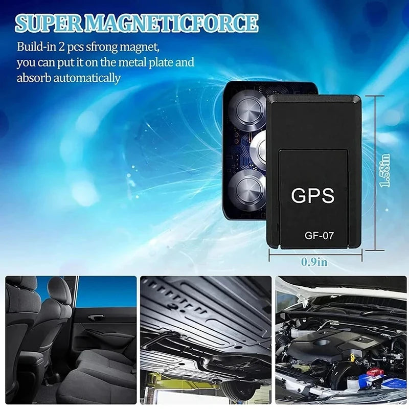 Mini traceur GPS universel GF-07, voiture, vélo, animaux domestiques, enfants, personnes âgées, suivi en temps réel, localisateur magnétique Anti-perte puissant