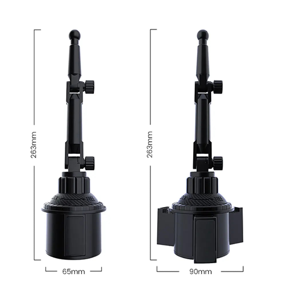 Support de verre magnétique support de téléphone bras de col de cygne Flexible support de téléphone de tasse de voiture support d'aimants forts pour tous les téléphones portables