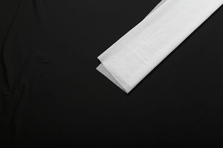 Kliou – Mini robe en maille Patchwork pour femme, col pivotant, sans manches, Long ruban décoratif, mode minuit, fête de bal, élégante, moulante
