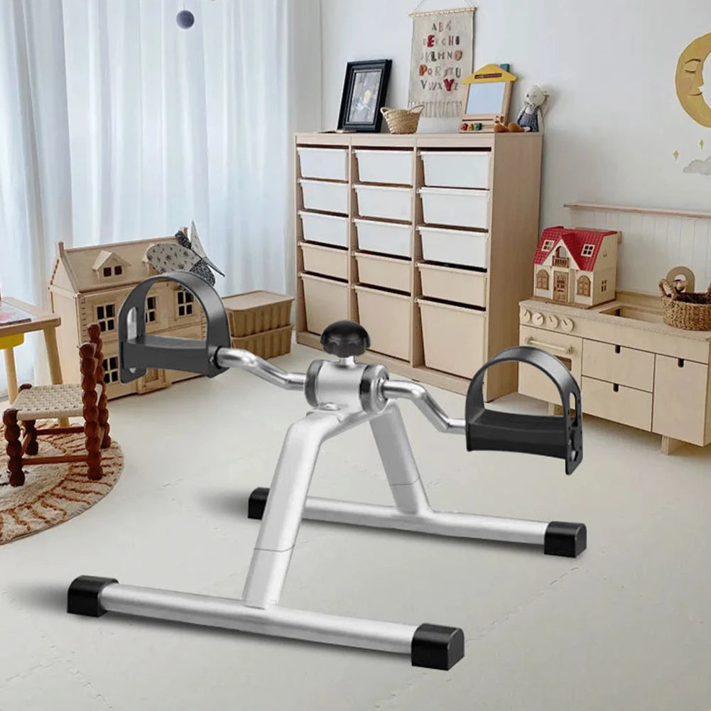 Exerciseur de pédale Portable domestique, Mini vélo d'exercice, résistance réglable, exercice de pédale pour la rééducation des jambes en intérieur