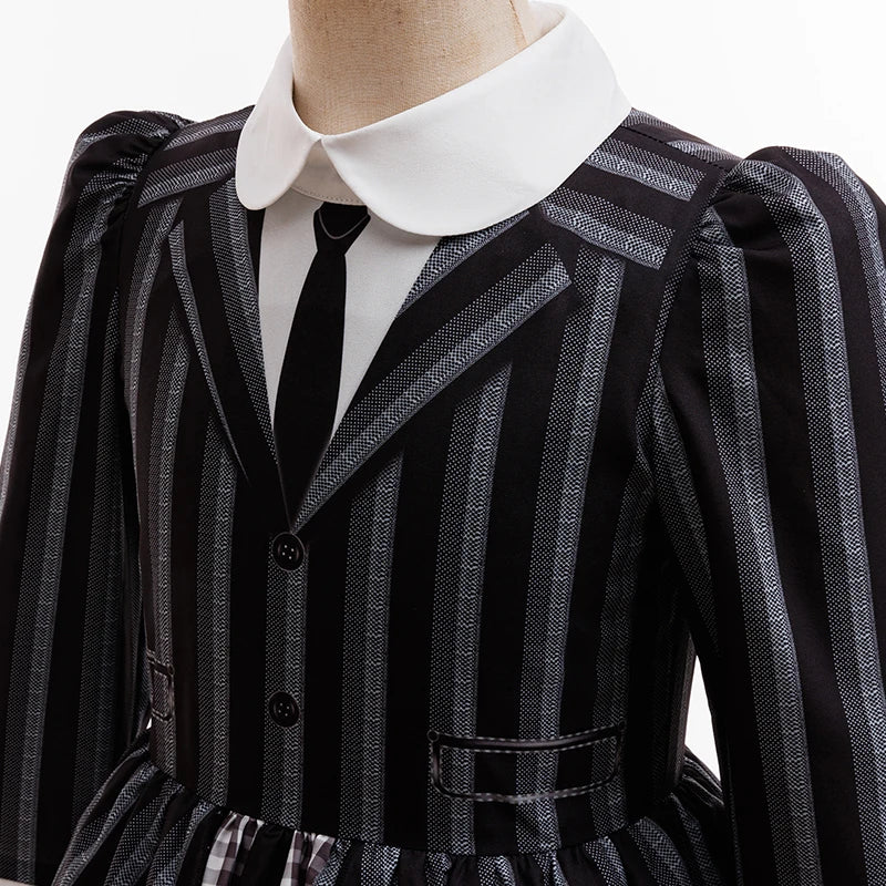 Robe de princesse pour filles, uniforme d'université élégant, costume de cosplay d'halloween pour filles de 4 à 12 ans, robe de bal de remise de diplôme, robes de fête pour filles