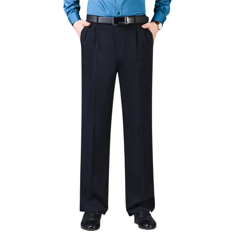 Men's trousers, men's clothing, men's pants, high-waisted trousers, spring/summer trousers, British streetwear style, casual office trousers