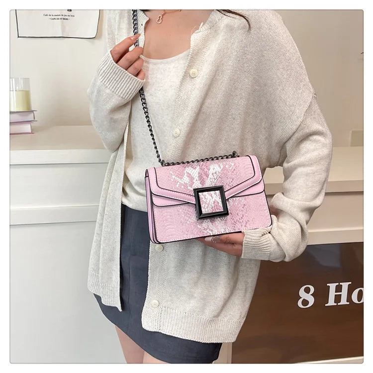 Sac à bandoulière simple pour femmes, style coréen, à la mode, design de niche décontracté, chaîne polyvalente, exquis, style occidental
