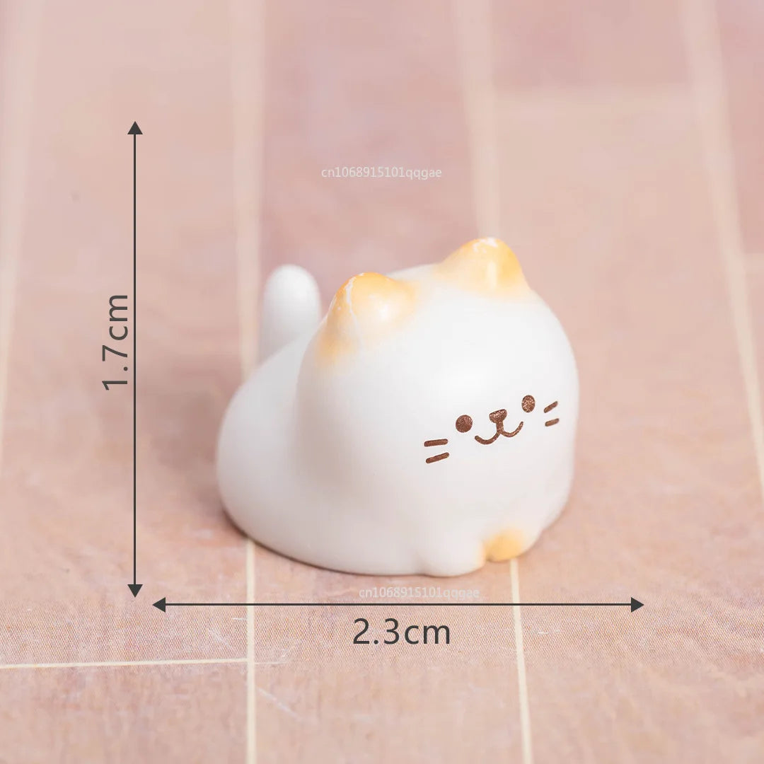 Nouveau modèle de chat de richesse de dessin animé mignon créatif, décoration de bureau, Figurine animale, ornements de chat, accessoires de décoration