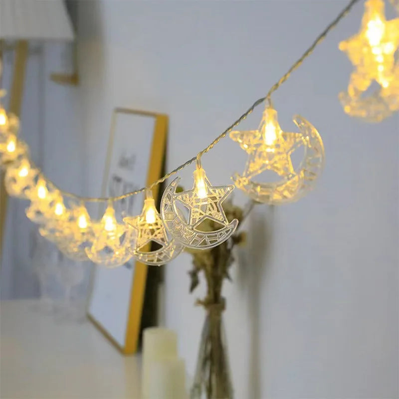 Ramadan decoration: birch tree with LED lights, tabletop tree decorations, Eid Mubarak illuminated tree, Ramadan Kareem party lights