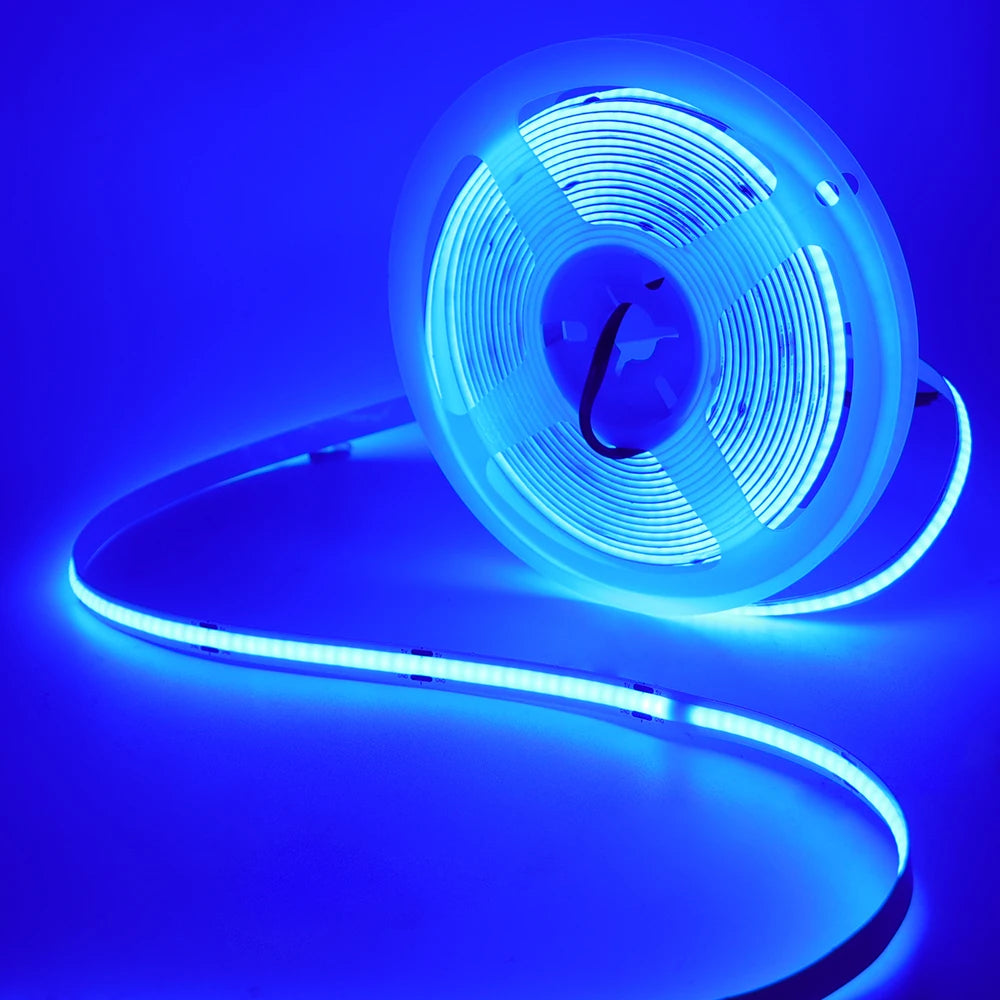 5V USB LED Strip Light, 320 LEDs/M COB, Dimmable Touch Sensor Switch/Push Switch, DIY, TV Mirror, Backlighting, Night Light for Room