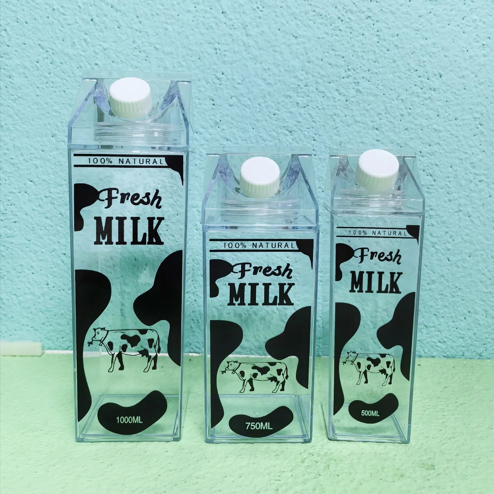 Bouteille de café vide imprimée réutilisable de 500ml, pour le stockage des boissons, récipient Durable anti-fuite, accessoire de boisson écologique