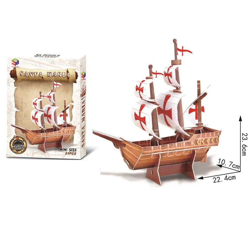 Jouets éducatifs Puzzles 3D jouets enfants développement intellectuel mondes Construction de bâtiments célèbres Puzzles 3D jouet