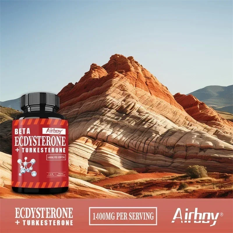 Suppléments Beta Ecdysterone et Turkesterone – Améliore l'endurance des exercices, augmente la masse musculaire et la masse musculaire magre