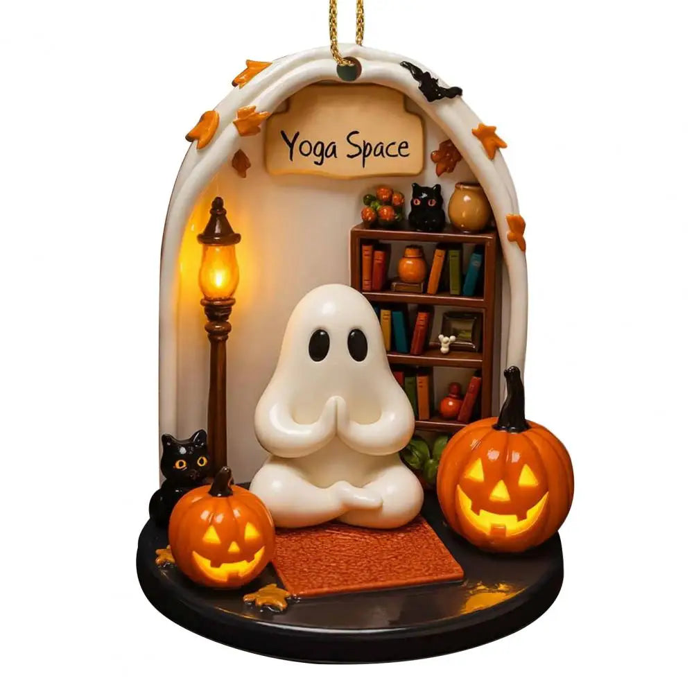 Cute Halloween decorations, warm Halloween ornaments, scary ghost ornaments for home interior decoration, acrylic for reading
