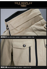 Veste homme décontracté mode veste extérieure veste homme printemps automne 2022 nouveau Stand Up mince militaire Bomber veste hommes