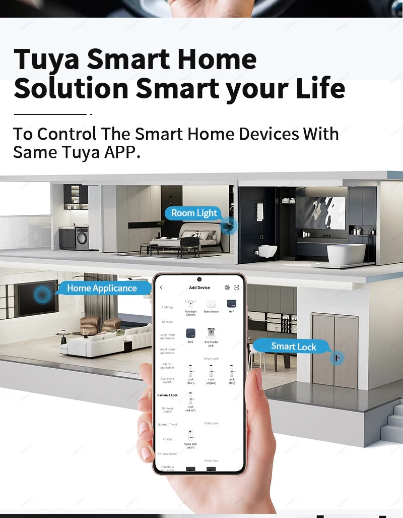Serrure de porte intelligente pour maison et appartement, caméra d'Arabie Saoudite, WiFi