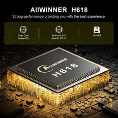 Boîtier TV intelligent Android 12.0 P7 original, Allwinner H618, 4K, double WiFi 2.4/5G, assistant vocal ATV, lecteur multimédia Android, décodeur