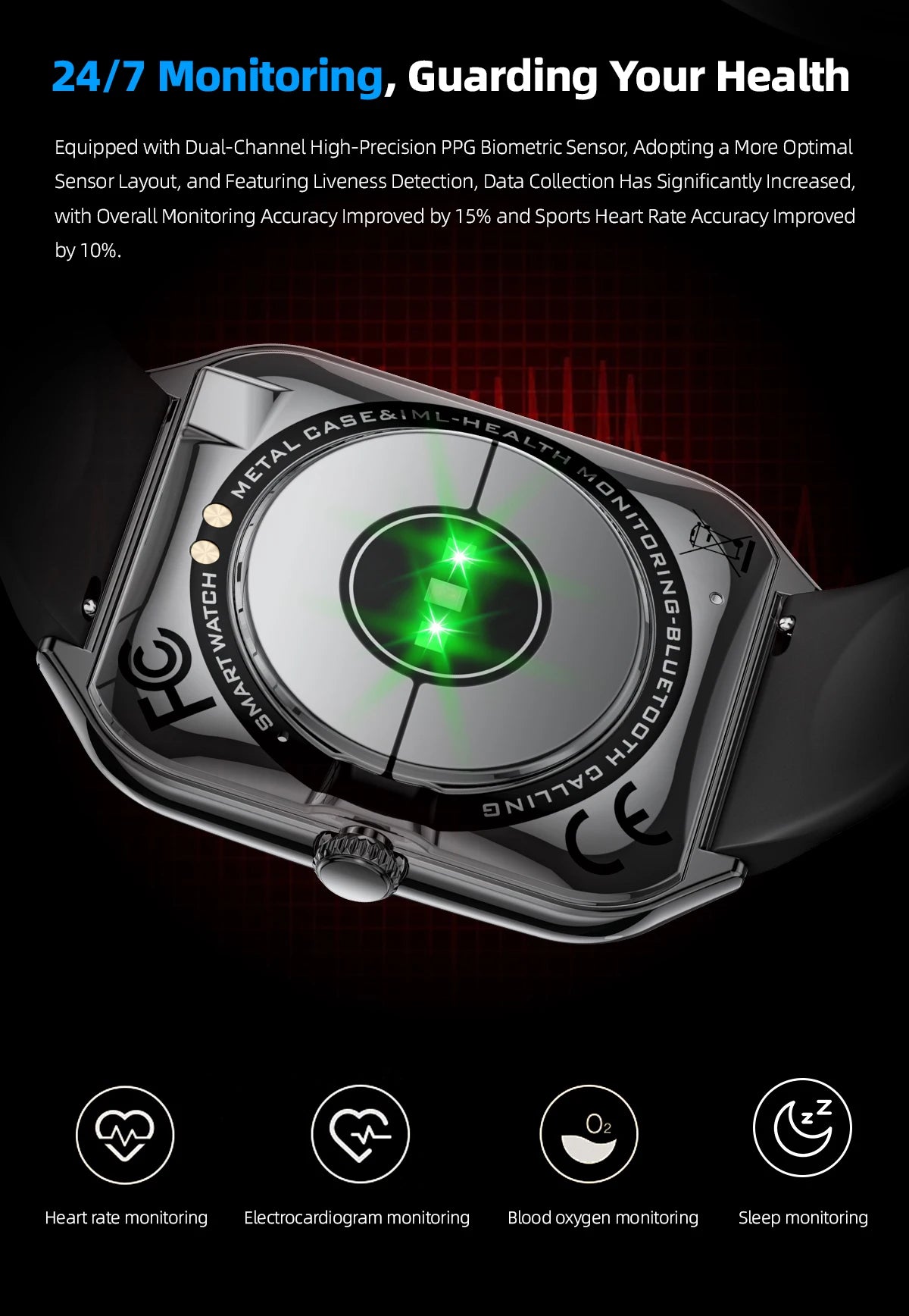 Nouvelle montre intelligente 2025, montre de sport de 1,96 pouces, étanche IP67, plus de modes sportifs 110, traqueur d'activité physique, montre ultra-mince.