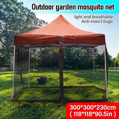 Outdoor camping mosquito net, mesh net for house bed, Roman umbrella, insect repellent, double-door tent protection