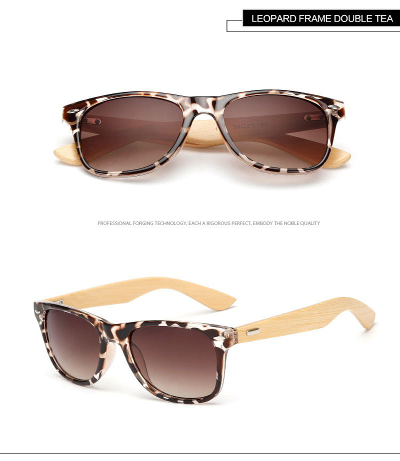 16 couleurs bambou lunettes de soleil hommes lunettes de soleil en bois femmes marque concepteur miroir Original bois lunettes de soleil rétro de sol masculino