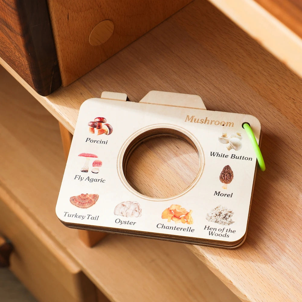 Livre en bois Montessori, jouets éducatifs, animaux d'extérieur, plantes, Puzzle cognitif, jouets pour enfants de 0 à 12 mois