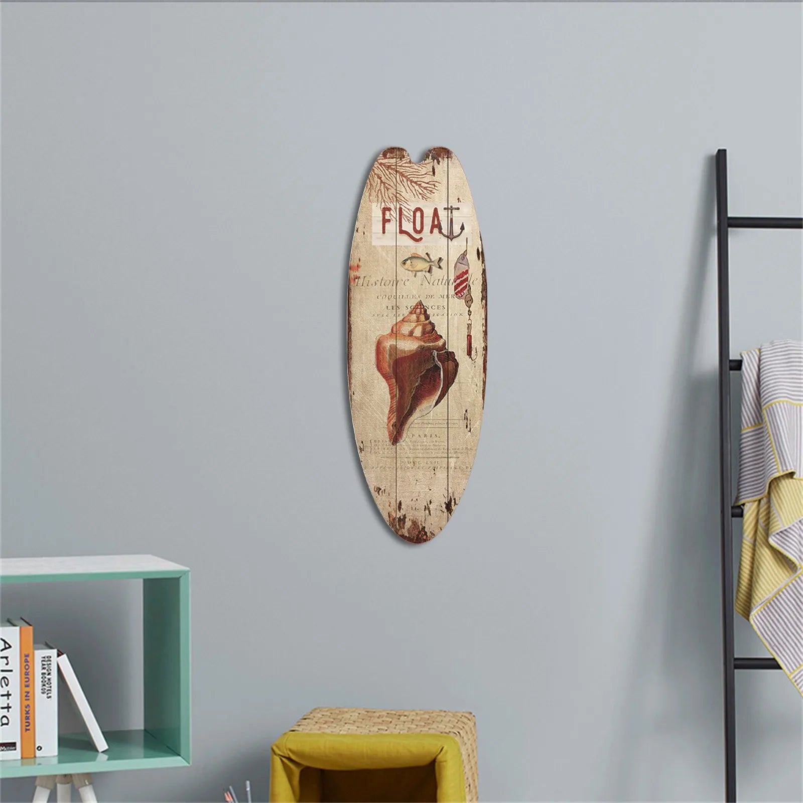 Planche de Surf en Bois, Décor de ixà Domicile, Bar, Festival, Tendance Décontractée, Panneau en Bois, Style Plage, Rétro