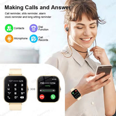 Nouvelle montre intelligente 2.01 pouces HD affichage réponse faire appel Message vue Modes sportifs smartwatch bricolage cadran prévisions météorologiques hommes femmes