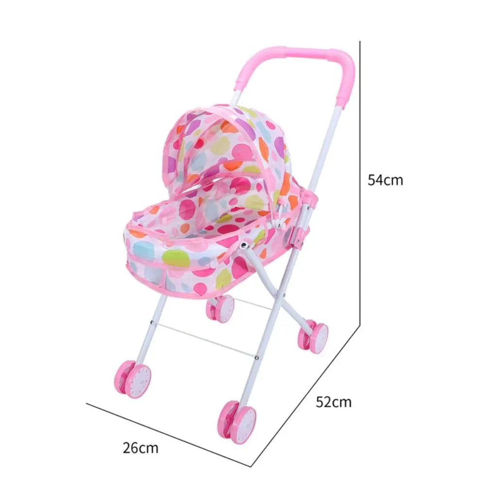 Poupées landau bébé poussette jouer jeu enfants maison accessoires meubles jouet semblant jouer jouet pour les tout-petits petites filles garçons enfants