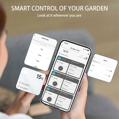 Tuya RF433 WIFI minuterie d'eau automatique jardin Machine d'irrigation numérique arroseur Intelligent utilisé en extérieur pour économiser de l'eau et de l'heure