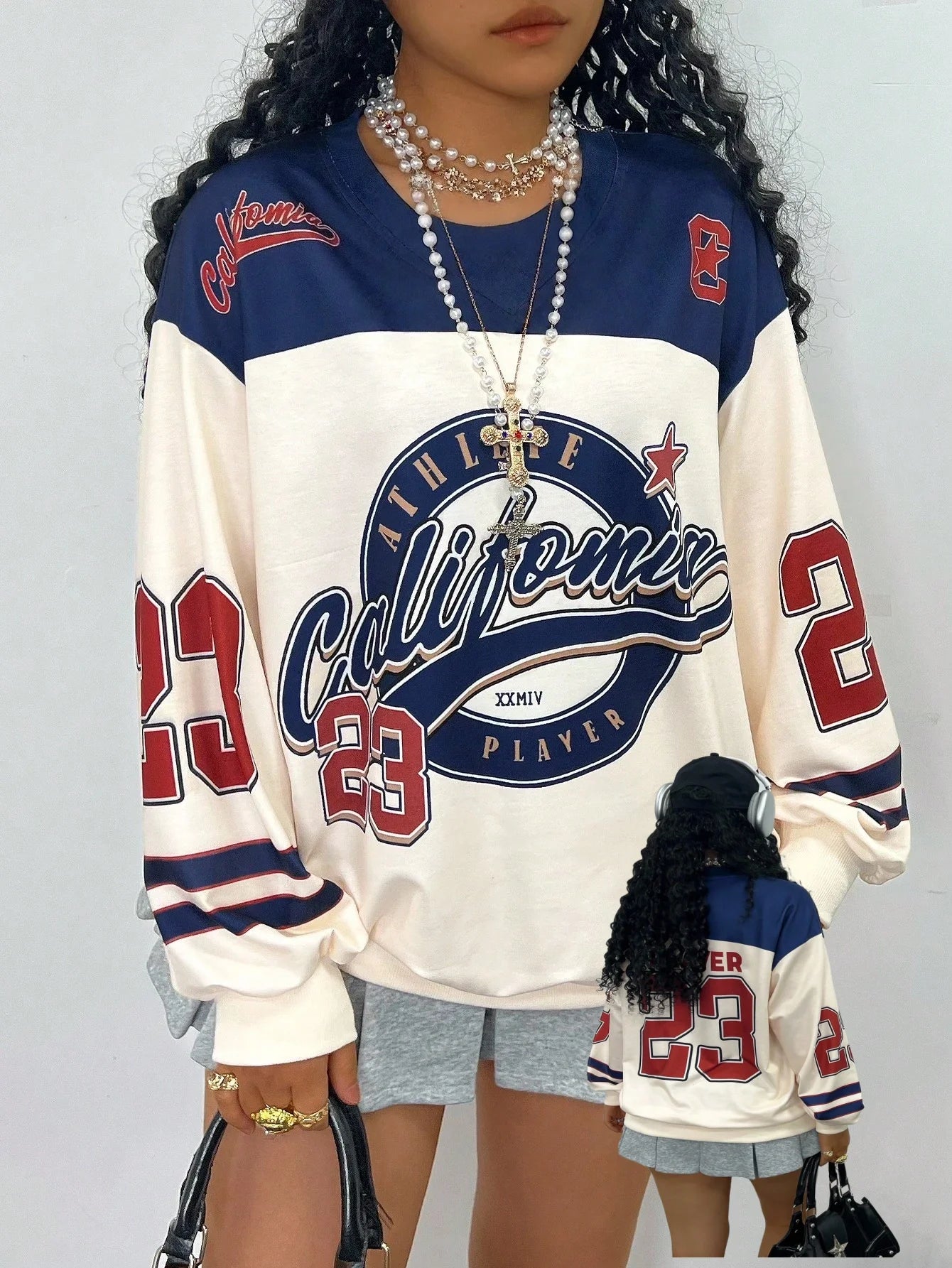 Popular autumn/winter Y2K hoodie, popular item pullover, casual, street style, plus size, crew neck, suitable for adults