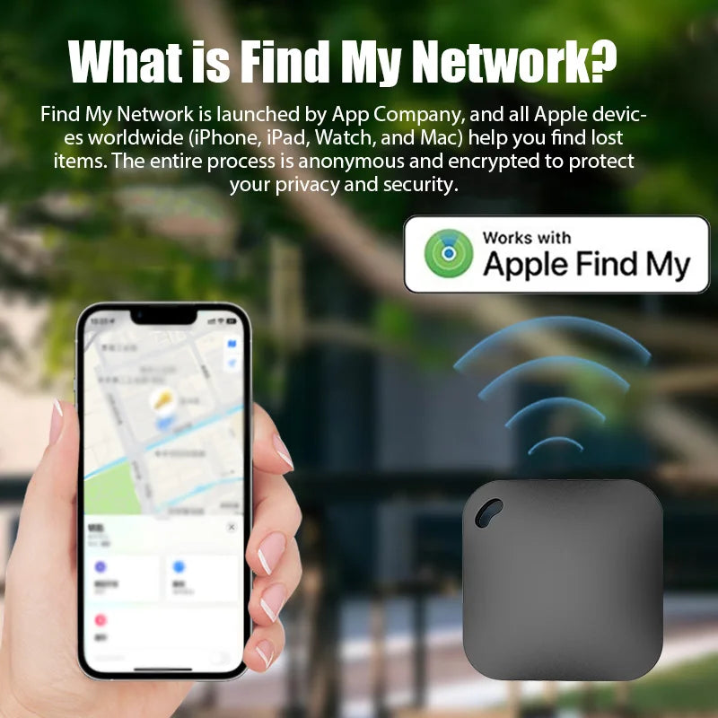 Traqueur GPS Bluetooth intelligent avec trouver mon application, dispositif de rappel Anti-perte pour téléphone, localisateur ITag, clés de localisation évaluées MFI, détecteur d'animaux de compagnie