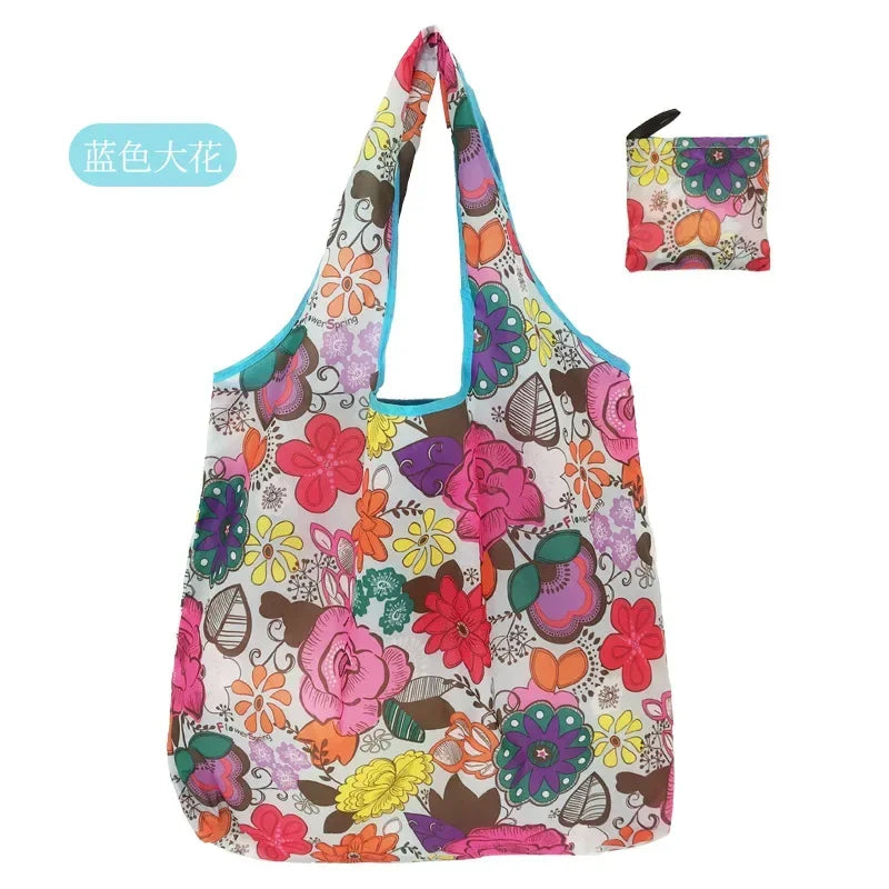Grand Sac de Courses Réutilisable pour Femme, Fourre-Tout Pliant, Écologique, Réutilisable, Mallette d'Épicerie, Sacs à Main de Rangement
