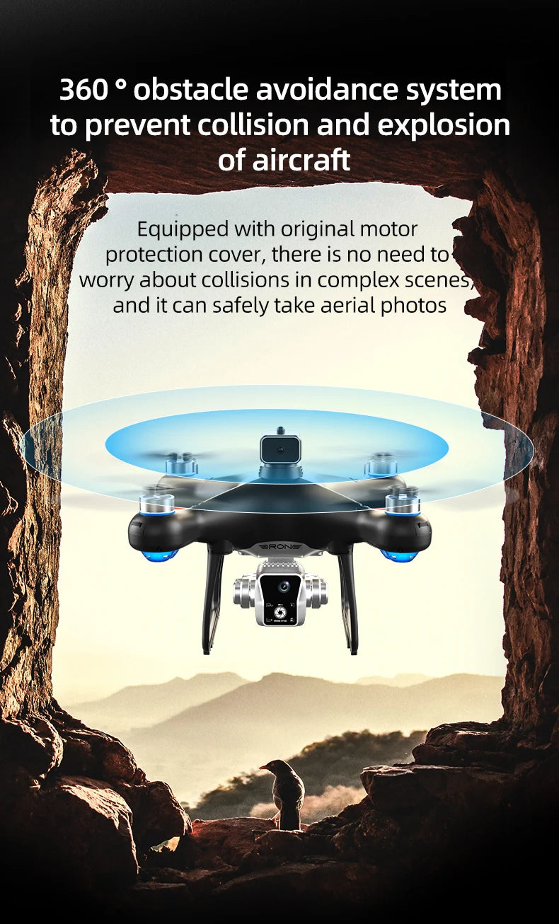 Nouveau Drone KY102 avec écran 8K, double caméra, localisation du flux optique sans balais, évitement Intelligent des obstacles, jouets d'hélicoptère RC
